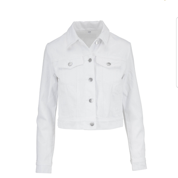 J brand white denim jacket ONE OF A KIND - Picture 9 of 10